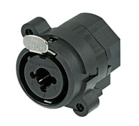 NEUTRIK NCJ5FI-H-0 XLR combined with unswitched 2-pole jack