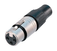 NEUTRIK XLR NC3FXY Female cable, IDC