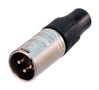 NEUTRIK XLR NC3MXY Male cable, IDC