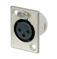 NEUTRIK XLR NC4MP Male panel