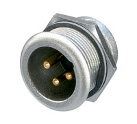 NEUTRIK XLR NC3MPR-HD Male panel
