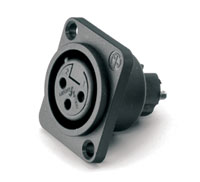 NEUTRIK XLR NC3FPP Female panel, plastic