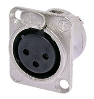 NEUTRIK XLR NC7MD-L-1 Male panel