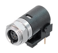 NEUTRIK NANOCON NP3F-H Female PC mounting horizontal