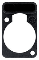 NEUTRIK XLR DSS-2 D-SERIES LABEL HOLDER Red