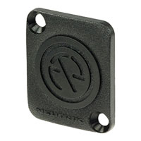 NEUTRIK DBA-BL XLR BLANKING PLATE D-series, surface mount, black