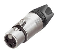 NEUTRIK XLR NC3FXX-14-D Female cable, large chuck