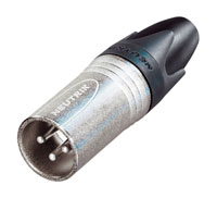 NEUTRIK XLR NC3MXX-HA Male cable, crimp