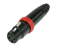 NEUTRIK XLR NC3FXS-B Switched socket
