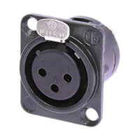 NEUTRIK XLR NC3FD-L-B-1 Female panel