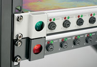 CANFORD AC MAINS POWER DISTRIBUTION UNIT SWITCH GUARD For 12 way, except QQ types, black