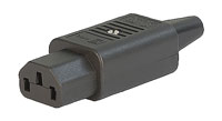 SCHURTER AC MAINS POWER CONNECTOR, IEC Female, cable