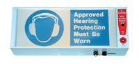 CASTLE GA902 NOISE ACTIVATED WARNING SIGN