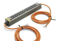 CANFORD MDS4 AC MAINS POWER DISTRIBUTION STRIP Dual 10A, 14x IEC, 3m lead, dark grey