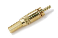 DELTRON 330 RCA (PHONO) PLUG Nickel shell, silver contacts