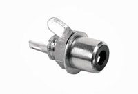 DELTRON 431 RCA (PHONO) PANEL SOCKET Nickel contacts, red ring