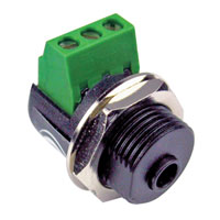 BTX CA-MX35 MINIATURE JACK SOCKET 3.5mm 3-pole, screw terminal