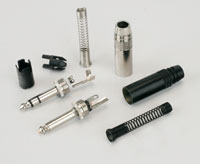 DELTRON 326 JACK PLUG Mono, solder, nickel