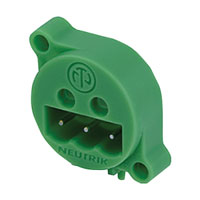 NEUTRIK NC3MAFH-PH Phoenix connector, male pnl, XLR female PCB footprint