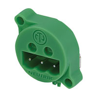 NEUTRIK NC3MAMH-PH Phoenix connector, male pnl, XLR male PCB footprint