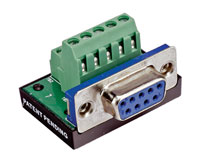 BTX CD-SLIM9F D-SUB 9 pin female, panel mount, screw terminal