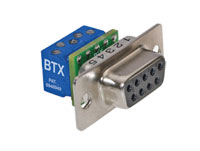 BTX CD-HD15FEZBR D-SUB HD 15 pin female, panel mount, micro scr. terminal