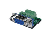 BTX CD-MX9F D-SUB 9 pin female, cable or panel mount, screw terminal