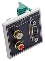 IKON CONNECTION MODULE EP-PC50-ST HDD15-Screw terminals plus two RCA(phono)