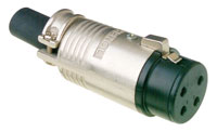 AMPHENOL EP4-11 4 pin female cable