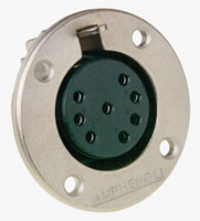 AMPHENOL EP8-13 8 pin female panel