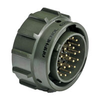 BAYONET-LOCK OB CONNECTOR 26 pin cable plug, with ring
