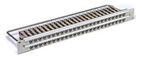 CANFORD B-GAUGE JACKFIELD - HIGH DENSITY 1U 2x20 nickel jacks, mono-pitch, grey