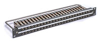 CANFORD B-GAUGE JACKFIELD - HIGH DENSITY 1U 2x20 nickel jacks, mono-pitch, dark grey