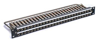 CANFORD B-GAUGE JACKFIELD - HIGH DENSITY 1U 2x20 nickel jacks, mono-pitch, black painted