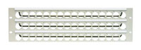 UNIVERSAL CONNECTION PANEL Kit 3U 3x16, grey