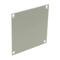 UNIVERSAL MODULAR CONNECTION PLATE Blank, grey