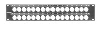CANARE 322U 2U Punched panel for 32 Unified series connectors