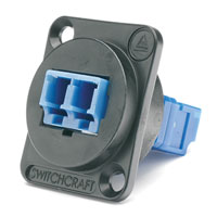 SWITCHCRAFT EHLC2 Fibre optic LC singlemode feedthrough coupler