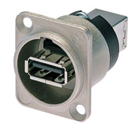 NEUTRIK USB NAUSB-W Panel mounting, back-to-back feedthrough
