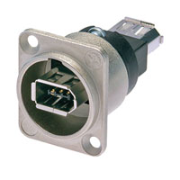 NEUTRIK FIREWIRE NA1394-6-W Panel mounting, back-to-back feedthrough