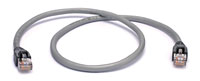RS422 SCREENED PATCHCORD RJ45S-RJ45S-600mm-Metallic silver