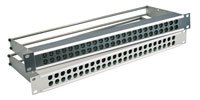 MUSA HD PATCH PANEL 1U 2x24 MUSA HD, grey