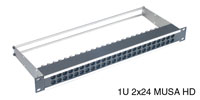 MUSA HD PATCH PANEL 1U 2x26 MUSA HD, black