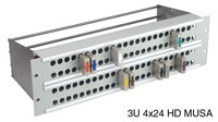 MUSA HD PATCH PANEL 3U 4x24 MUSA HD, grey