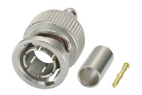 TG BNC Male cable, crimp, 75 ohm, group X (pack of 100)