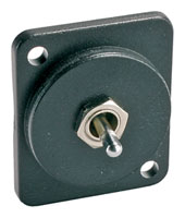 D-SERIES Switch, single pole changeover, black