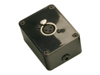 WALLMOUNT BOX XLR 3 pin male