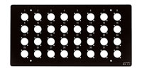 CANFORD FLUSH WALLBOX Top plate, 32 holes for type C