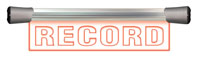 SONIFEX LD-40F1REC ILLUMINATED SIGN Record, LED, single, flush mount, 400mm