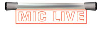SONIFEX LD-40F1MCL ILLUMINATED SIGN Mic Live, LED, single, flush mount, 400mm
